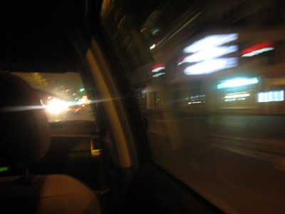 Le taxi roule