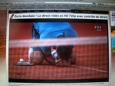 Je regarde la finale de Roland Garros
