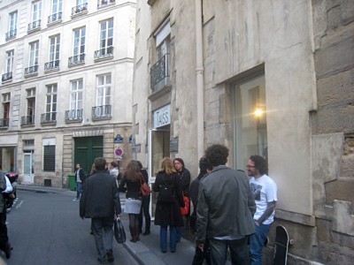 J'arrive à la Galerie Taiss
