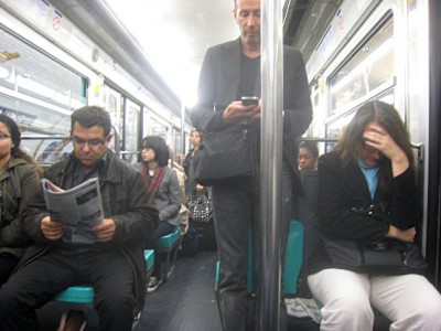 Je prends le métro