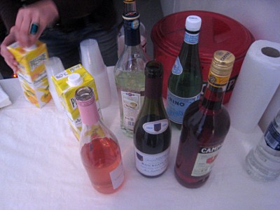 Je vais au bar