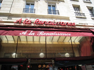 Je vais à la Renaissance
