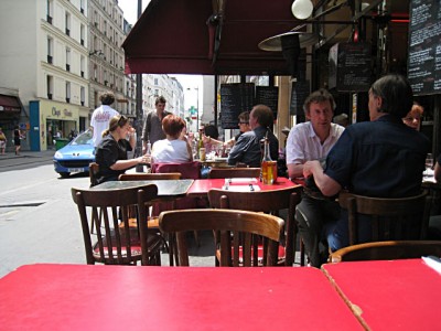 Je m'installe en terrasse