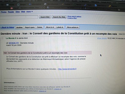 Je m'informe