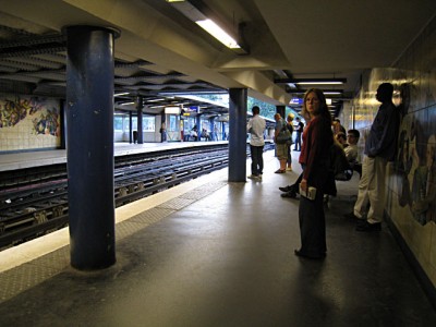 Je prends le métro