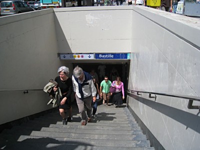 Je prends le métro