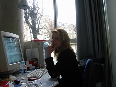 Nous allons prendre l'ordinateur d'Anne-Sophie