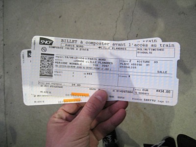 Mes billets de train