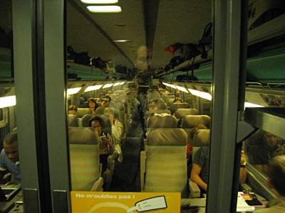 L'intérieur du wagon
