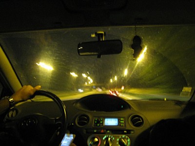 La voiture roule