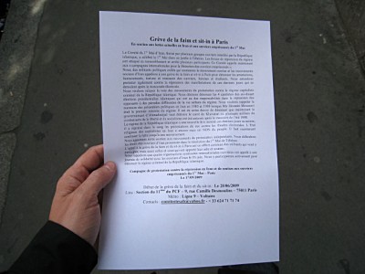 On me donne un tract