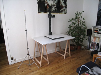 J'installe un bureau dans le salon