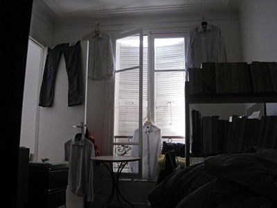 J'étends mon linge