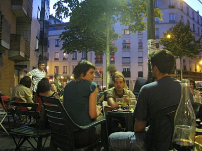 Je retourne en terrasse