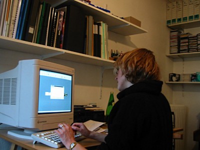 Nous retournons travailler chez moi