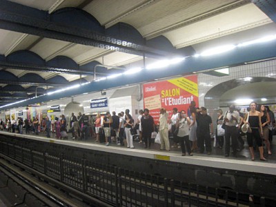 Je prends le métro