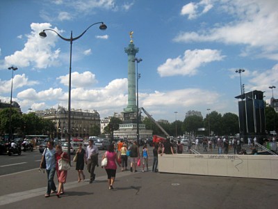 Je sors à Bastille