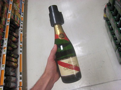 J'achète du champagne