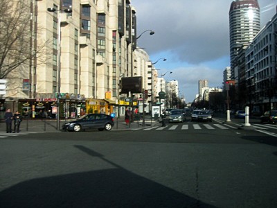 La camionnette roule
