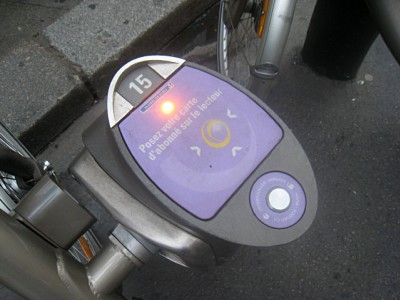 Je gare mon vélib