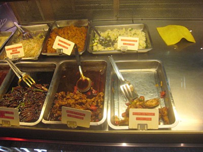 Je passe chez le traiteur chinois