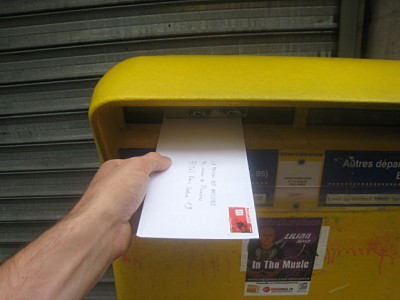 Je poste ma lettre