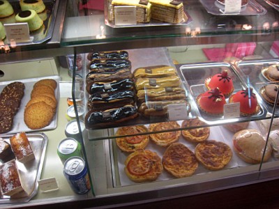La vitrine des patisseries