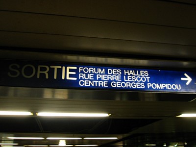 Je vais au Centre Georges Pompidou