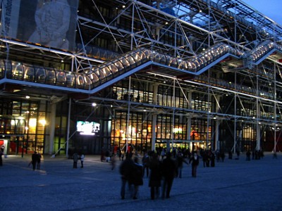 J'arrive à Beaubourg