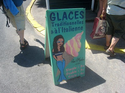 Un marchand de glaces