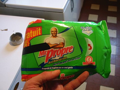 Je nettoie