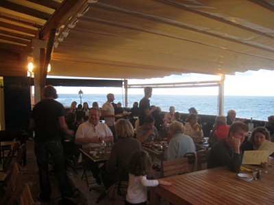 L'intérieur du restaurant
