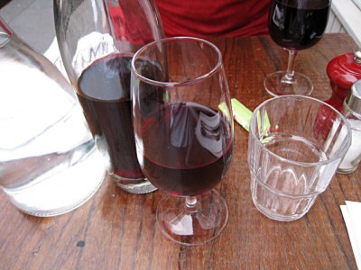 Je bois du vin