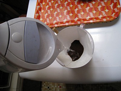Je prépare du café