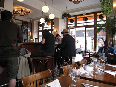L'intérieur du restaurant
