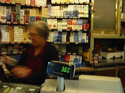 J'achète du tabac