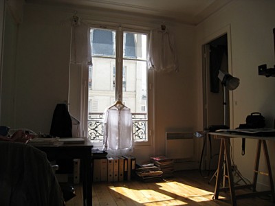 Je passe chez moi étendre le linge