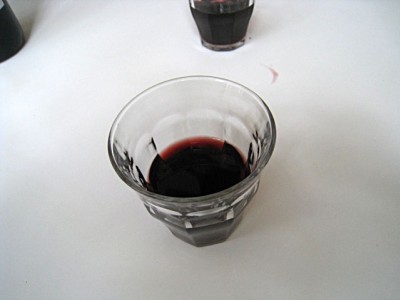 Je bois du vin