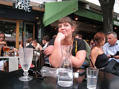 Je retrouve Sandrine avec ses copines