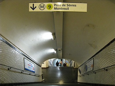 Je prends le métro
