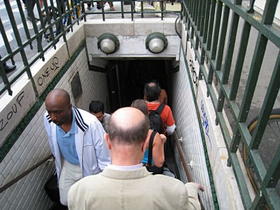 Je prends le métro