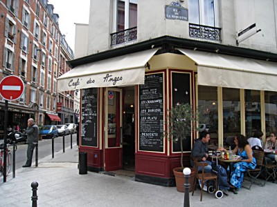 Je vais au Café des anges