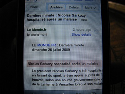 Je m'informe