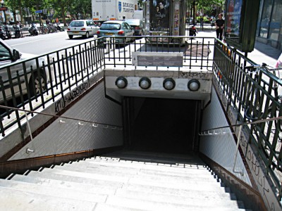 Je prends le métro