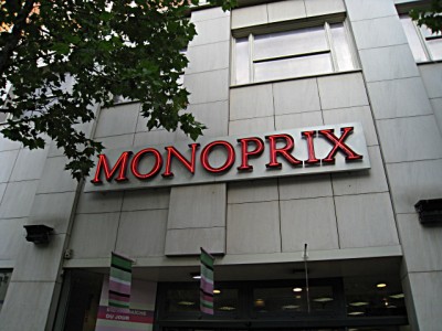 Je vais à Monoprix