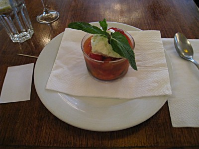 Je prends un dessert