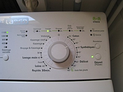 Je lance une machine