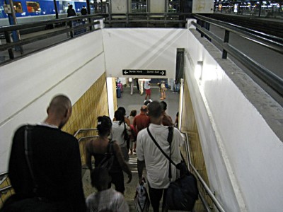 Nous prenons le souterrain