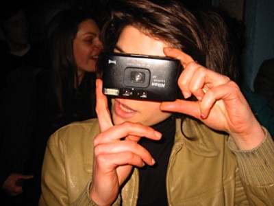 Sabine me prend en photo