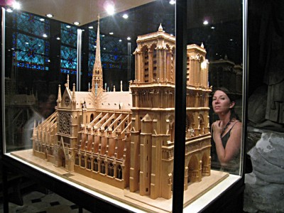 Une maquette de la cathédrale